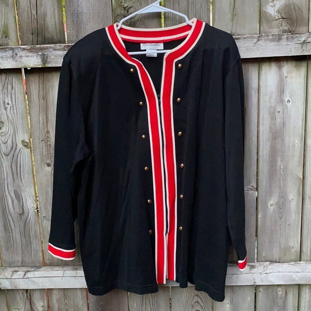 Vintage Zip up sweater sz. 1X